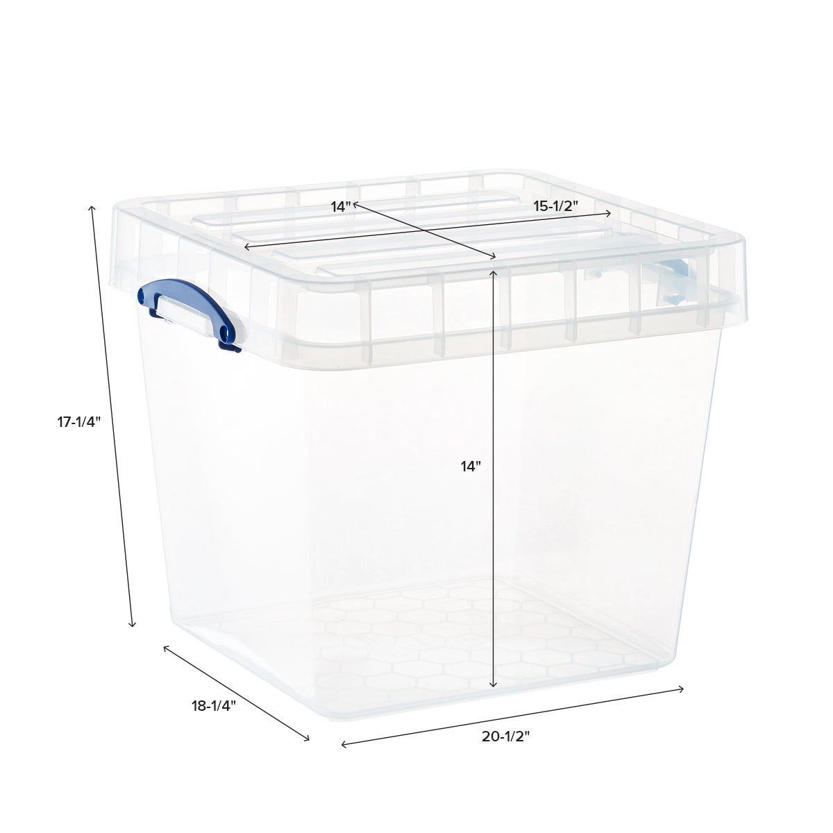 Premier Clear Modular Totes The Container Store