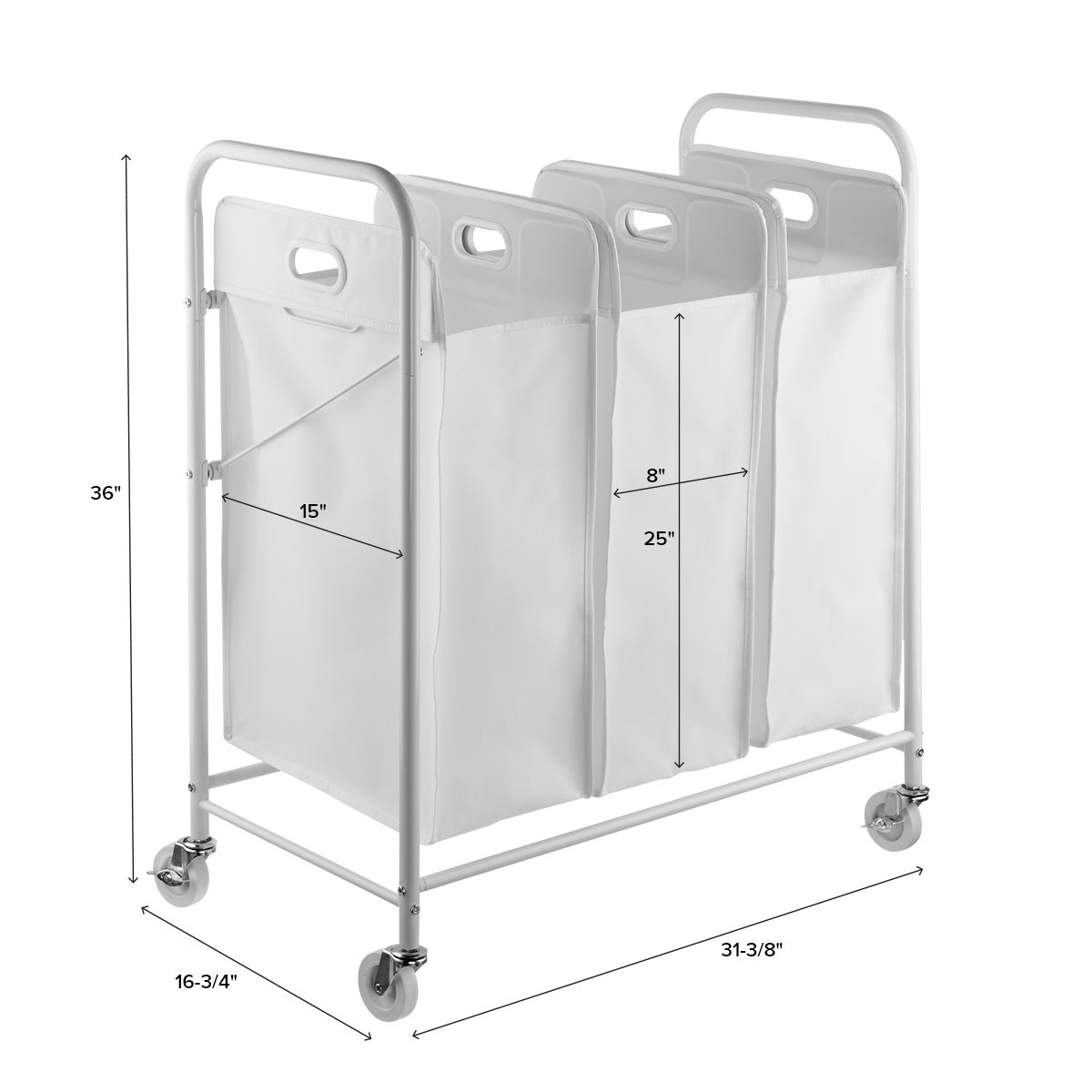 LiftOff Triple Laundry Sorter The Container Store