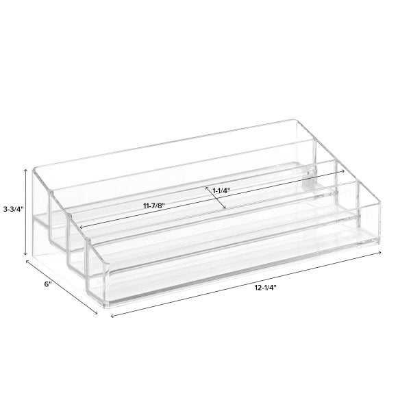 40Bottle Acrylic Nail Polish Riser The Container Store