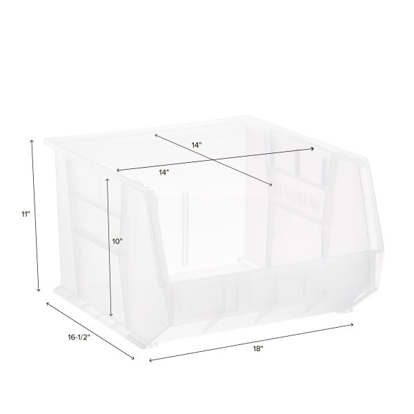 Utility Extra Large Stackable Plastic Bins The Container Store