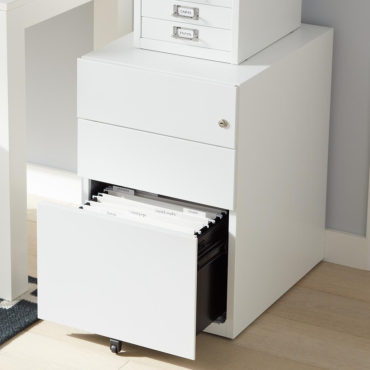 3Drawer Premium Locking Filing The Container Store