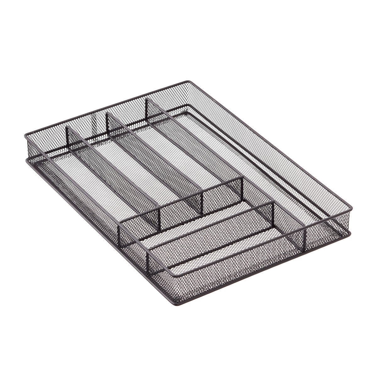 Graphite Mesh Cutlery Trays The Container Store