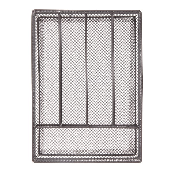 Graphite Mesh Cutlery Trays The Container Store