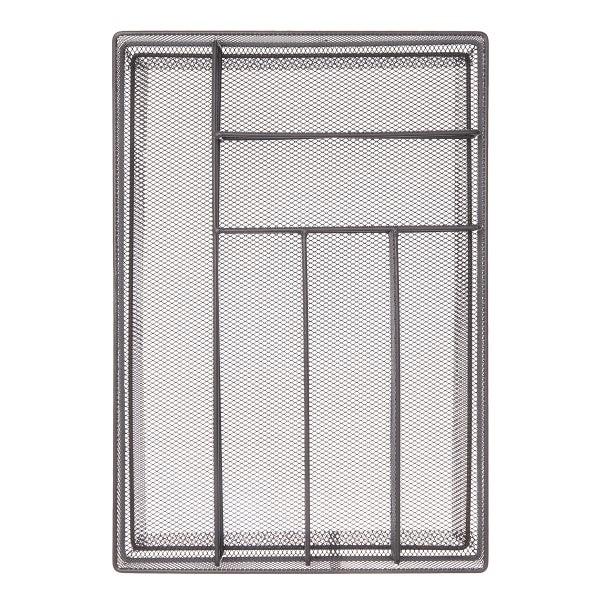 Graphite Mesh Cutlery Trays The Container Store