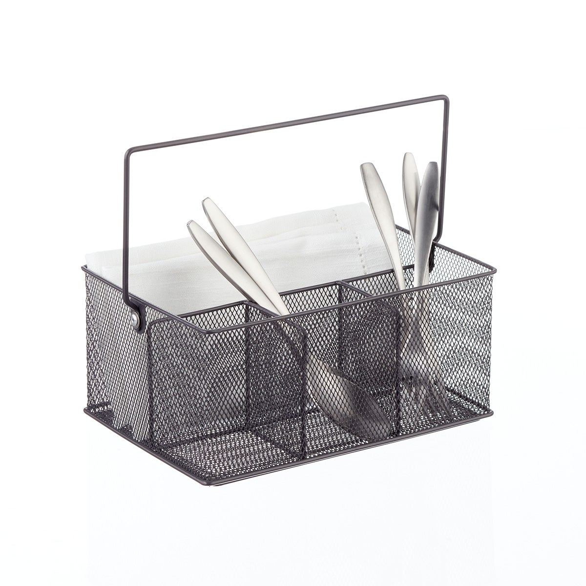 Graphite Mesh Caddy The Container Store