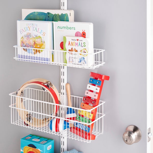 Elfa Utility Wire Over the Door Rack The Container Store