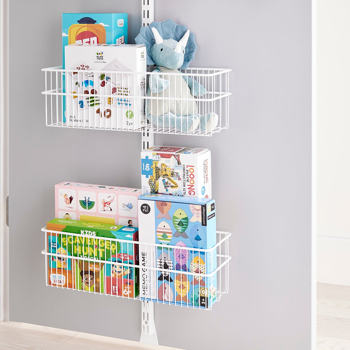 Elfa Utility Wire Over the Door Rack The Container Store