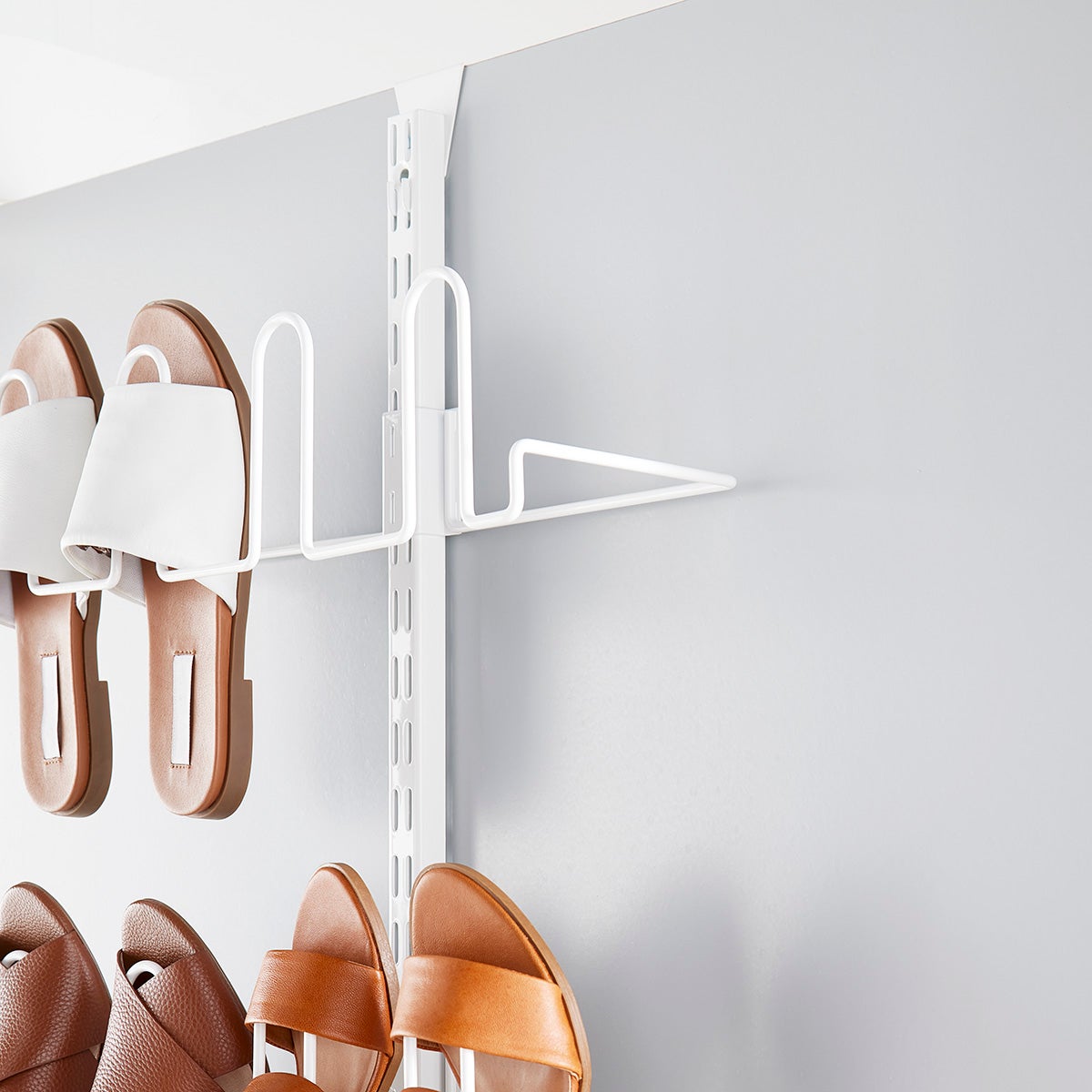 Elfa Utility Shoe Over the Door Rack Solution The Container Store