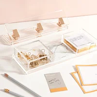 Russell Hazel Acrylic Box with Lid