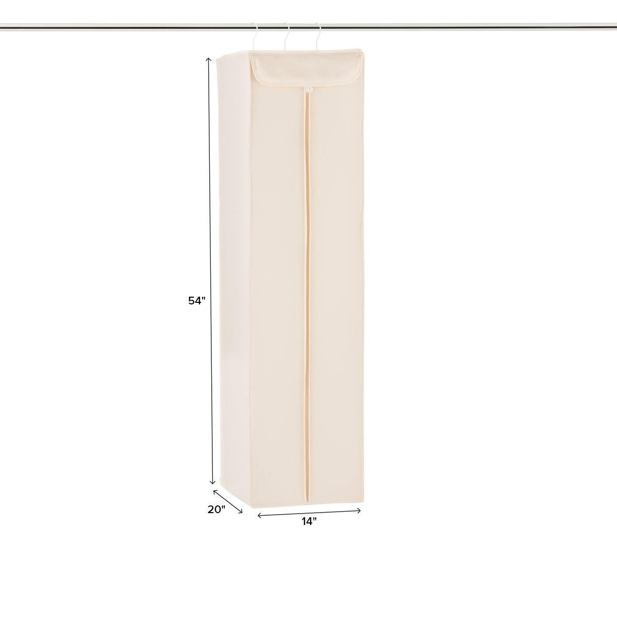 Natural Cotton Hanging Storage Bags The Container Store