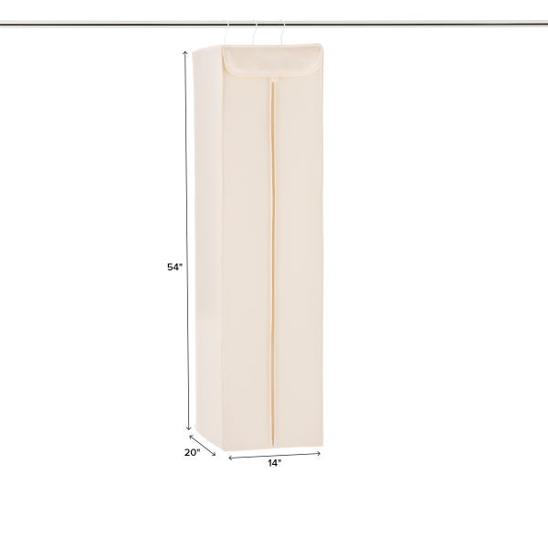 Natural Cotton Hanging Storage Bags The Container Store