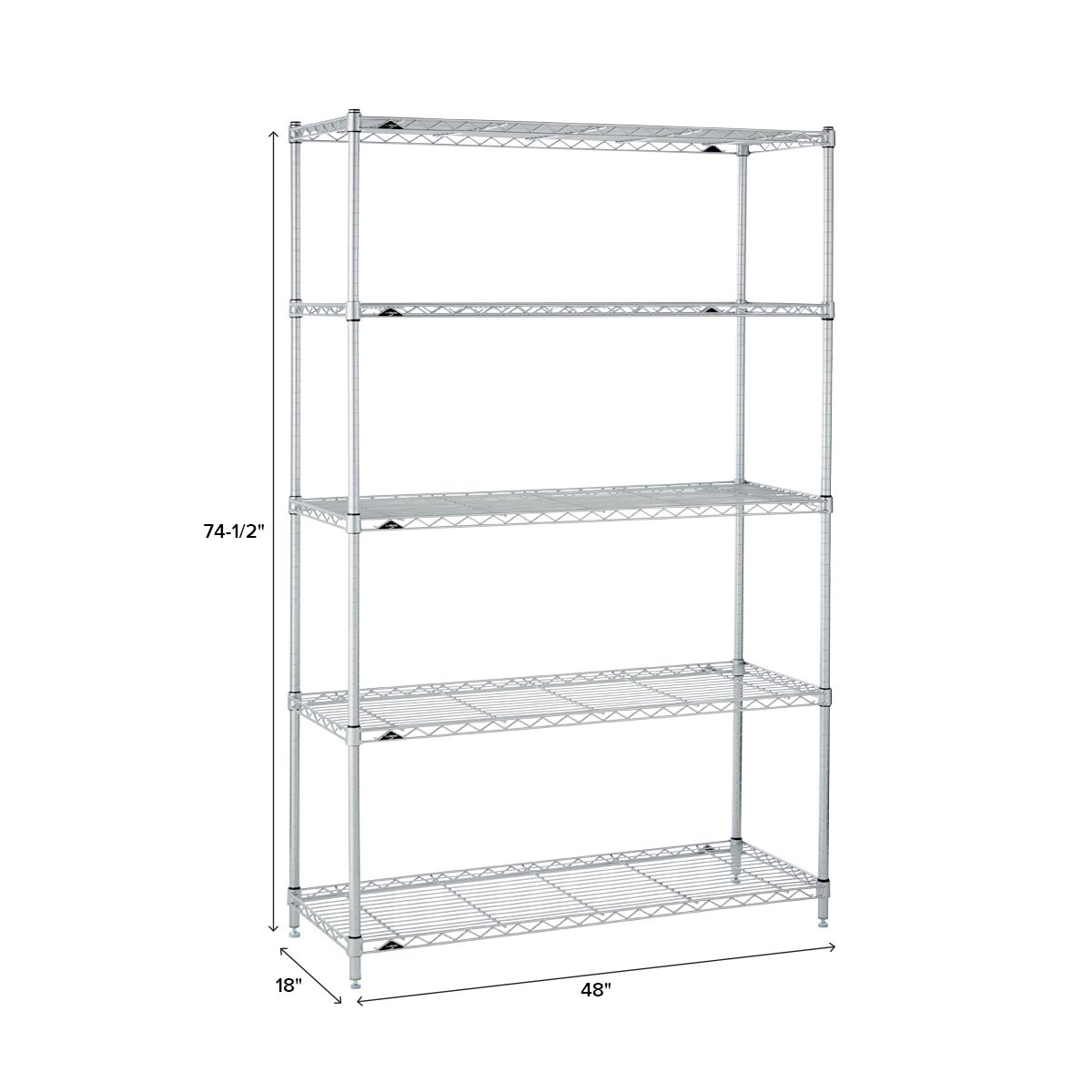 InterMetro 48" Shelving Solution The Container Store