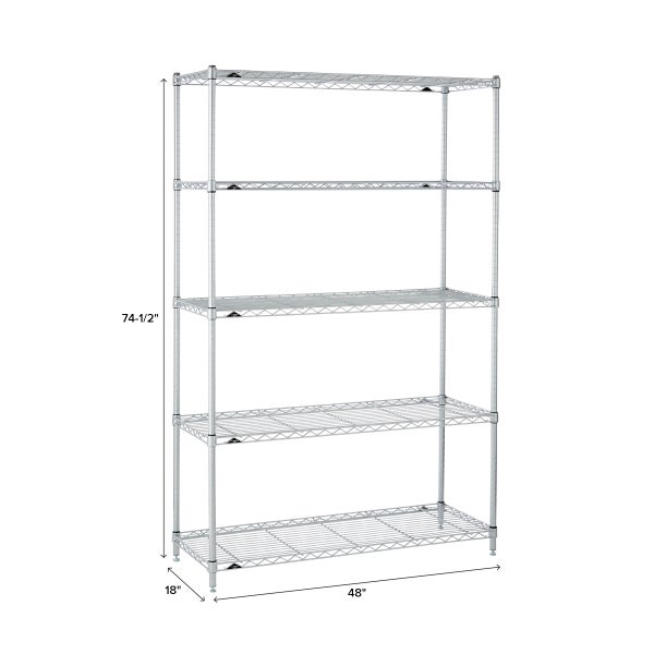 InterMetro 48" Shelving Solution The Container Store