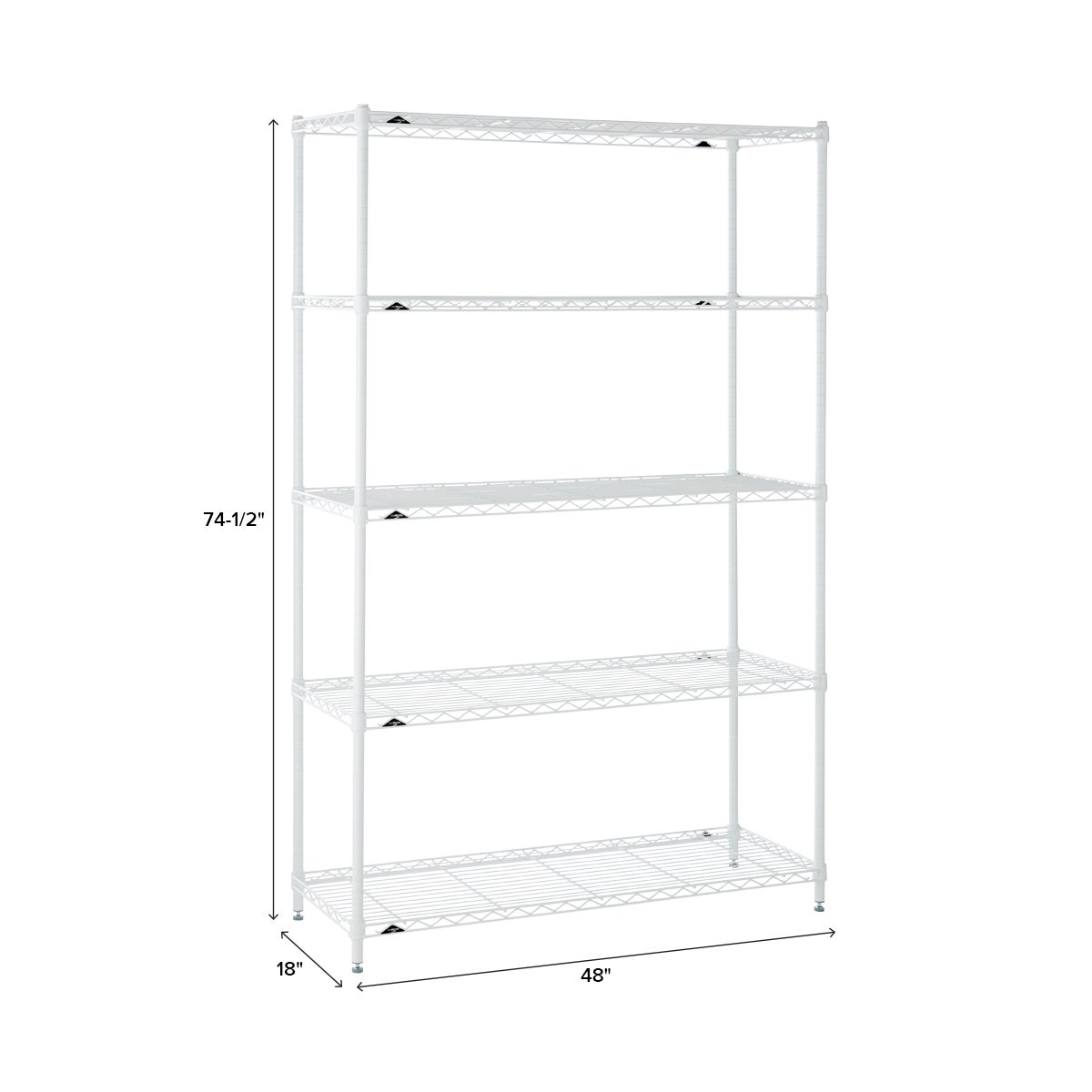 InterMetro 48" Shelving Solution The Container Store