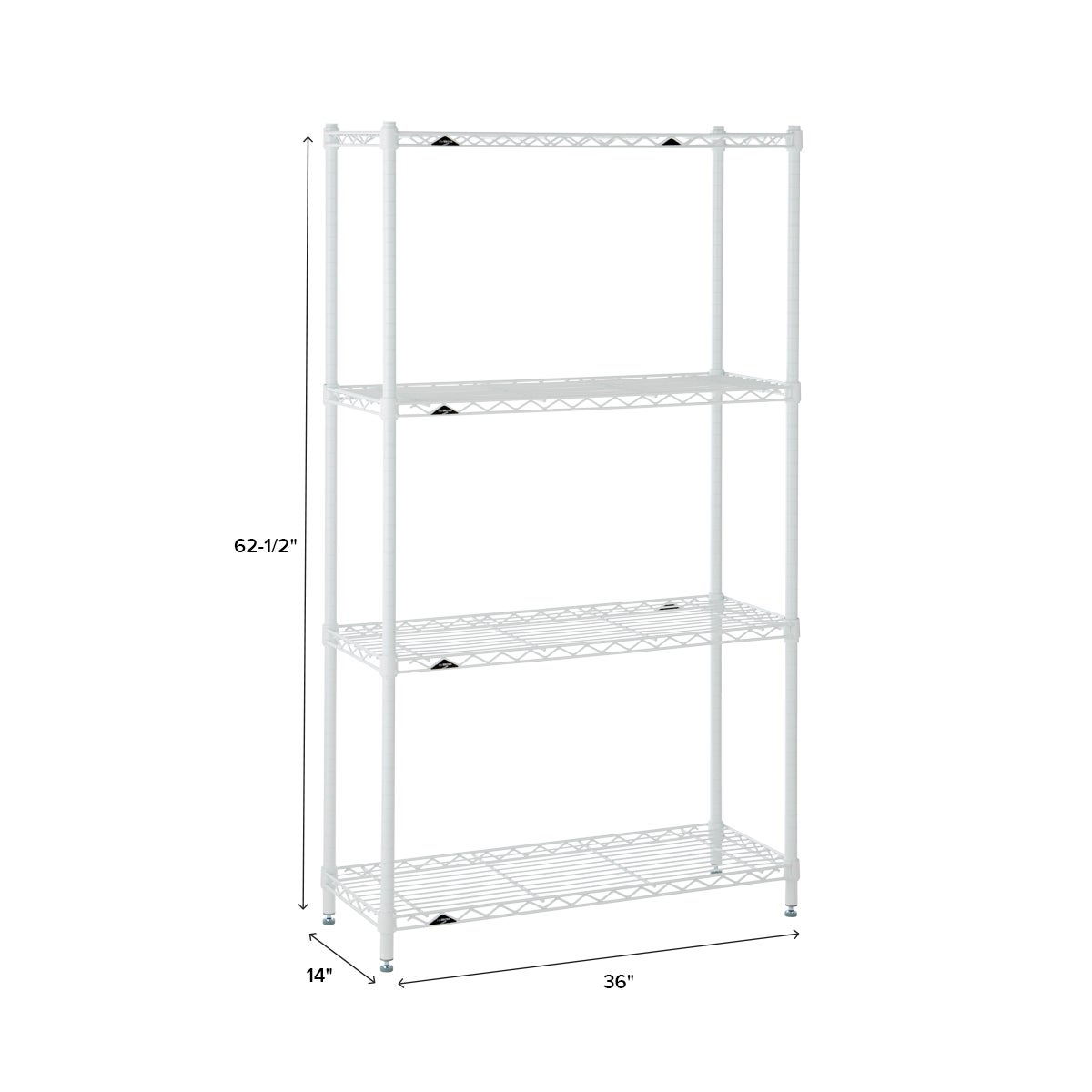 InterMetro 36" Shelving Solution The Container Store