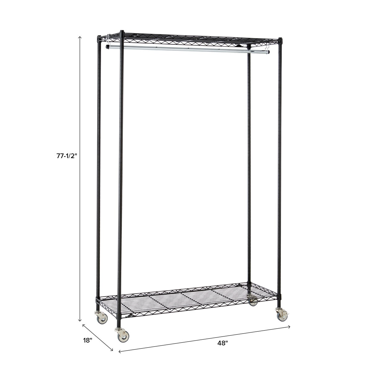 InterMetro Clothes Rack The Container Store