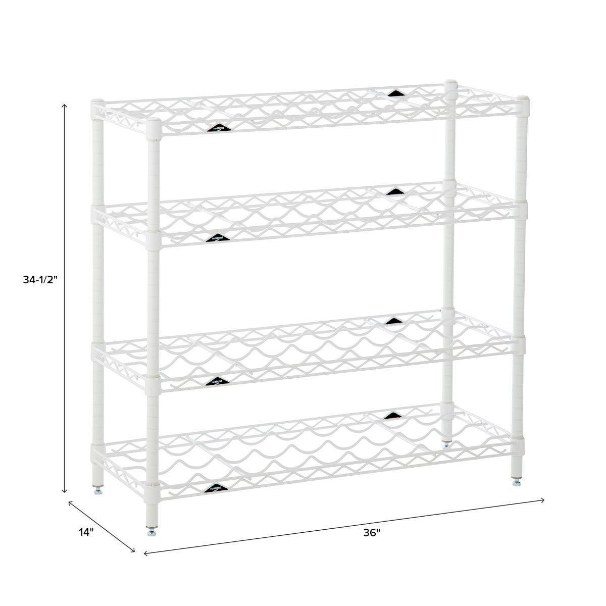 retired kit- InterMetro 4-Shelf Wine Rack