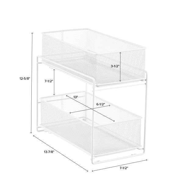 2Drawer Mesh Organizer The Container Store