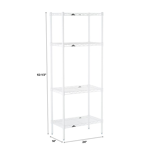 InterMetro 4Shelf Tower Solution The Container Store