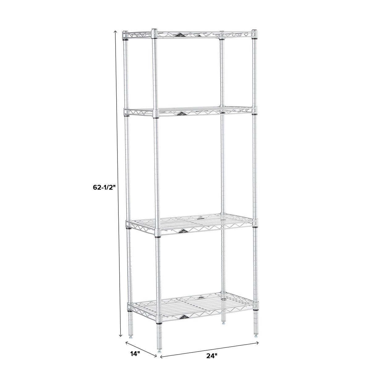 InterMetro 4Shelf Tower Solution The Container Store