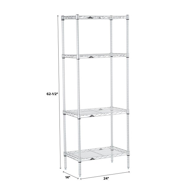 InterMetro 4Shelf Tower Solution The Container Store