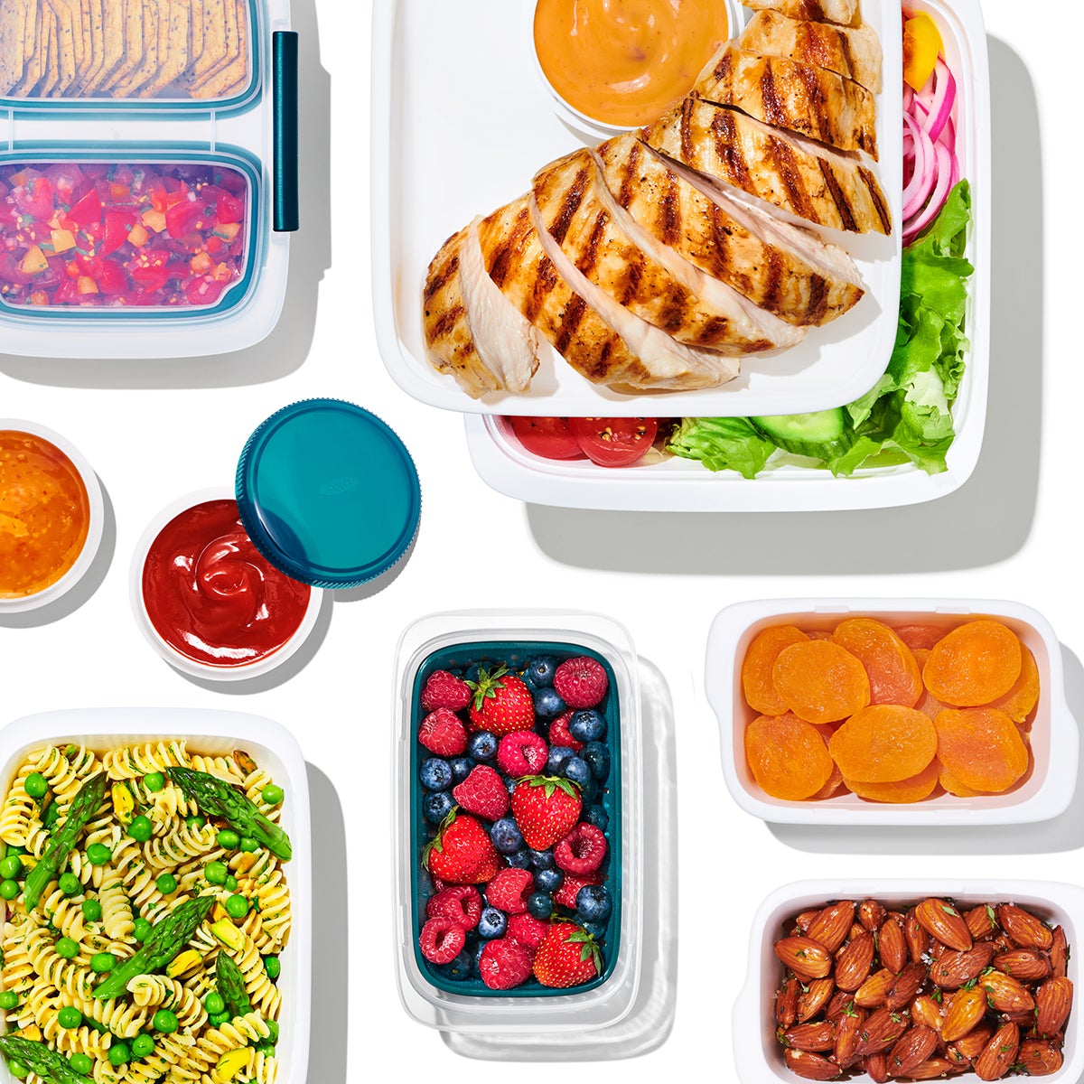 OXO GG Prep & Go Container Set of 20 The Container Store