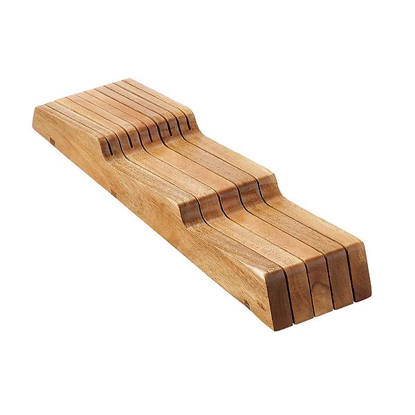 Acacia Knife Block Drawer Organizer