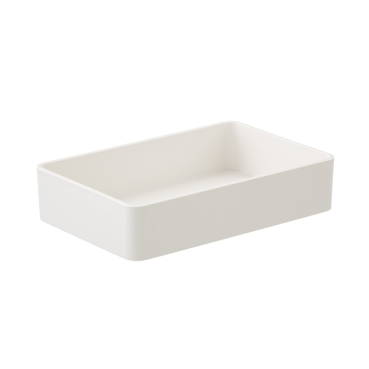 Terra Recycled Plastic Drawer Organizer Ecru White