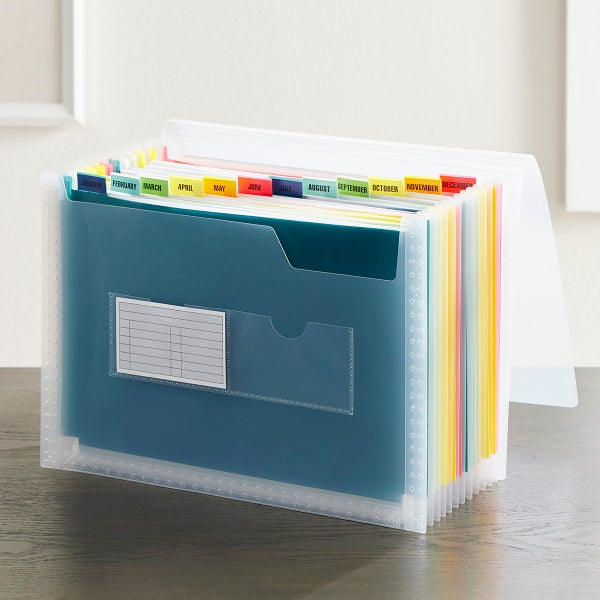 The Container Store 13Pocket Accordion Letter File The Container Store