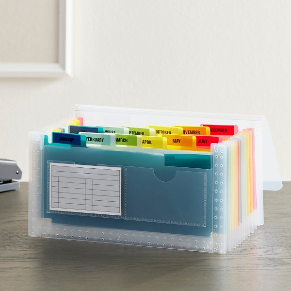 13Pocket Accordion Receipt File The Container Store