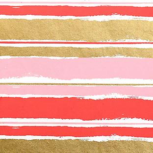 Multicolor Painterly Stripes Wrapping Paper