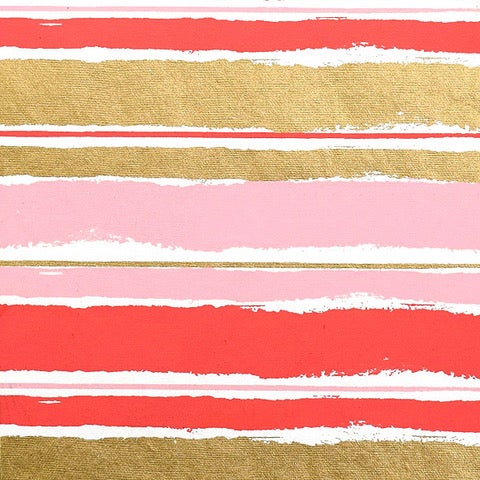 Multicolor Painterly Stripes Wrapping Paper