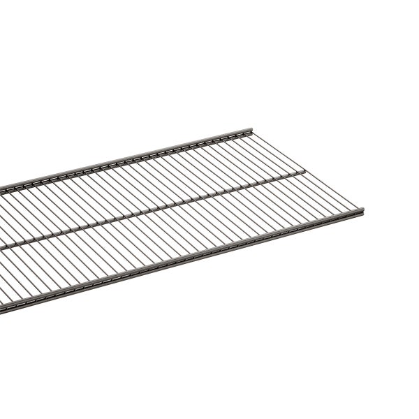Graphite Elfa Ventilated Wire Shelves The Container Store