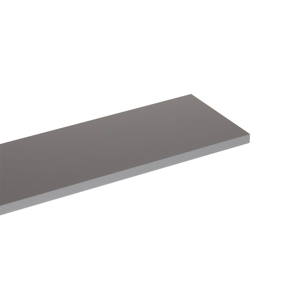 7-7/8" x 29-1/2" x 3/4" h Classic by Elfa Melamine Shelf Grey