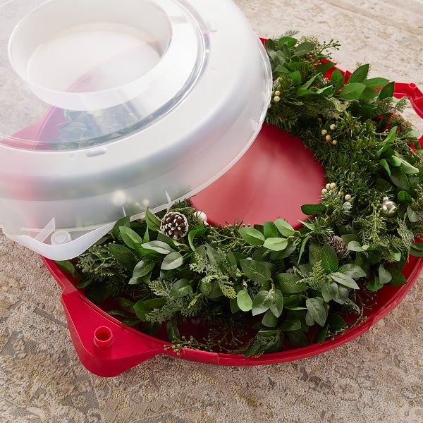 30" Wreath Storage Box The Container Store