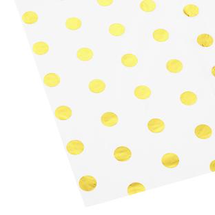 Gold Dots Foil Tissue pkg/20