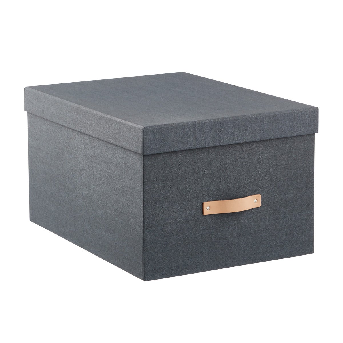 Bigso Navy Boden Letter/Legal File Storage Box The Container Store
