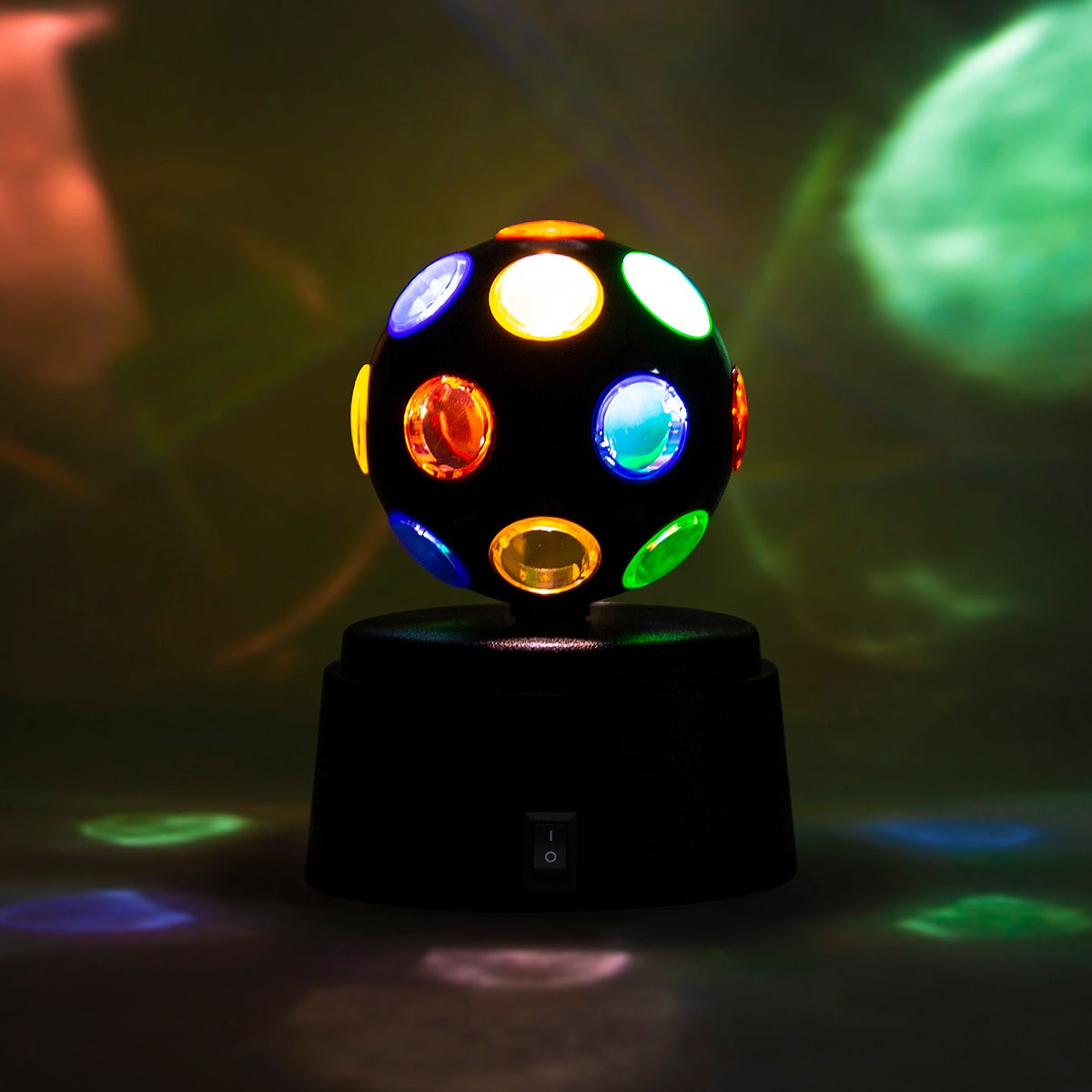 Mini Disco Ball Light,Rechargeable Party Lights,Sound Activated Strobe