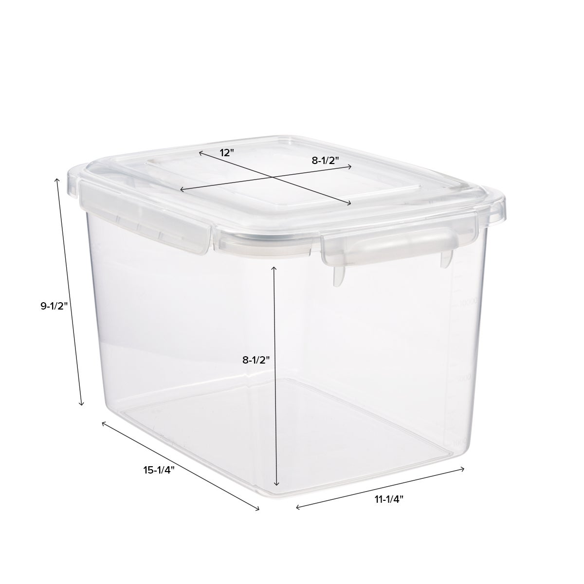 Lustroware Smart Locks Keep Boxes Bulk Food Storage