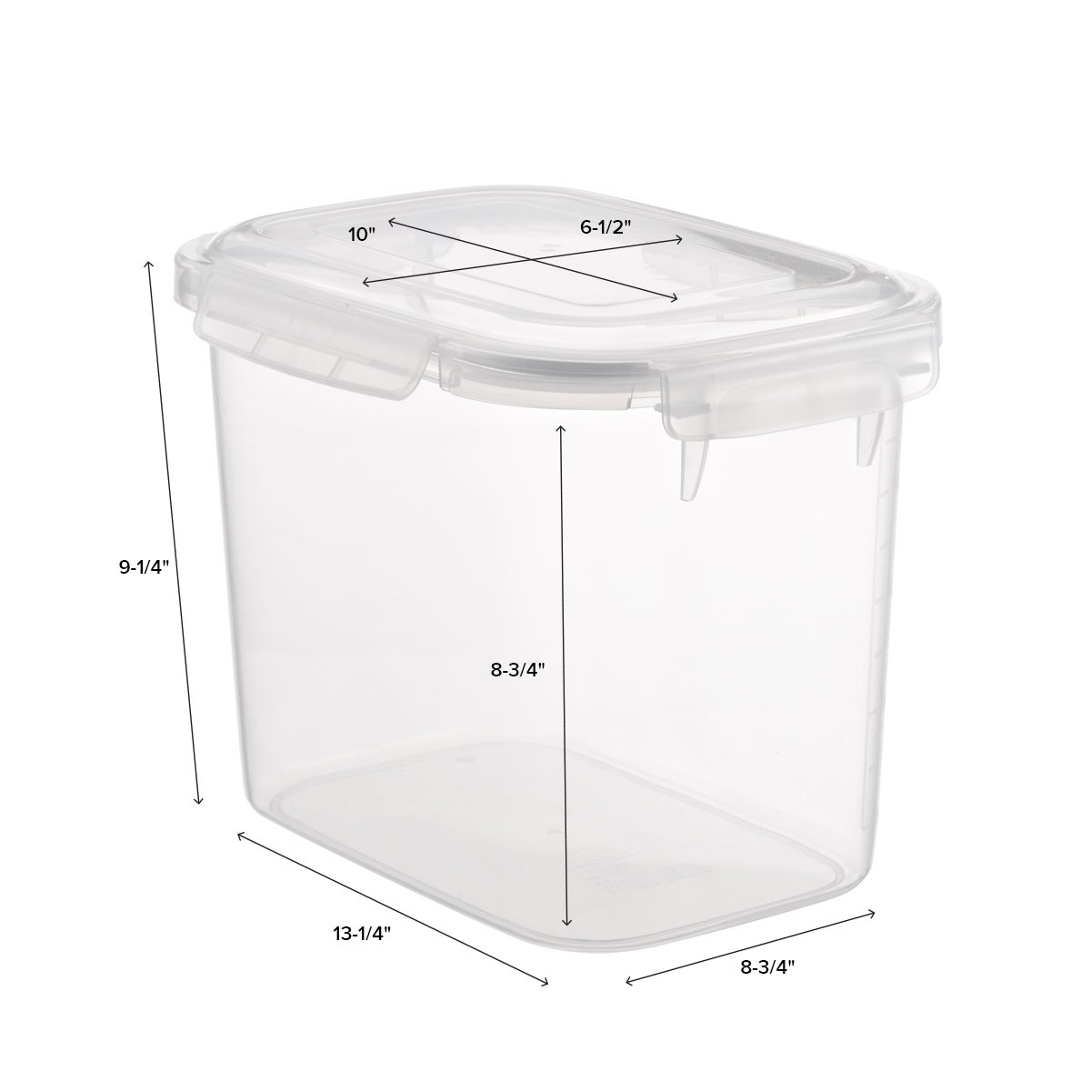 Lustroware Smart Locks Keep Boxes Bulk Food Storage