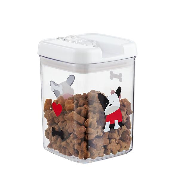 Peppermint Pup Dog Treat Canister