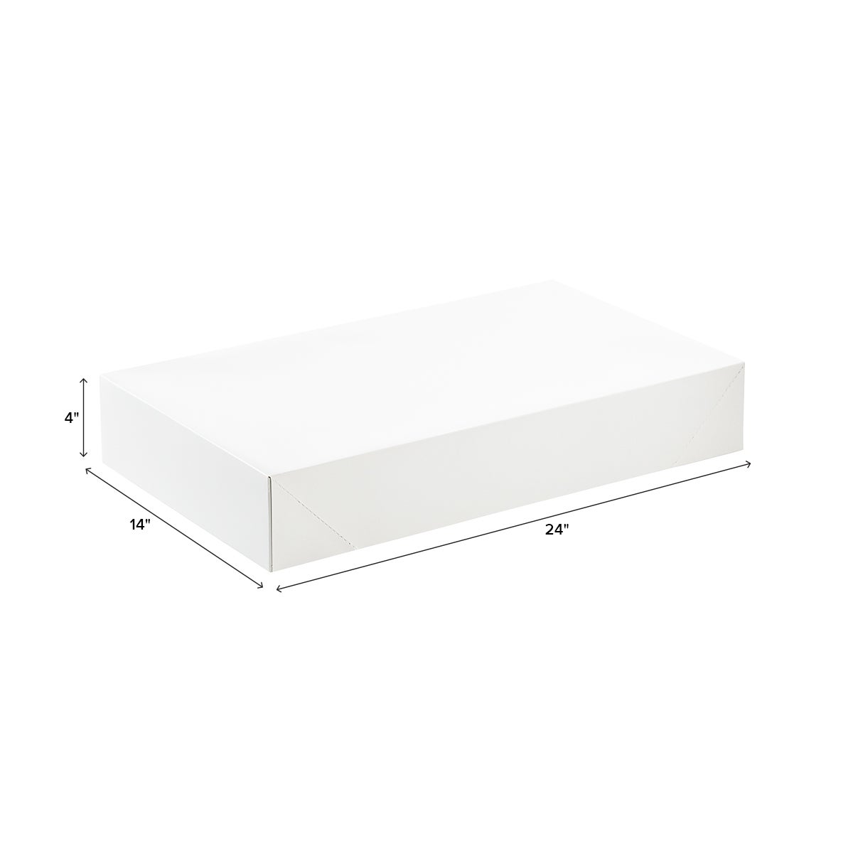 White 2-Piece Square Gift Boxes