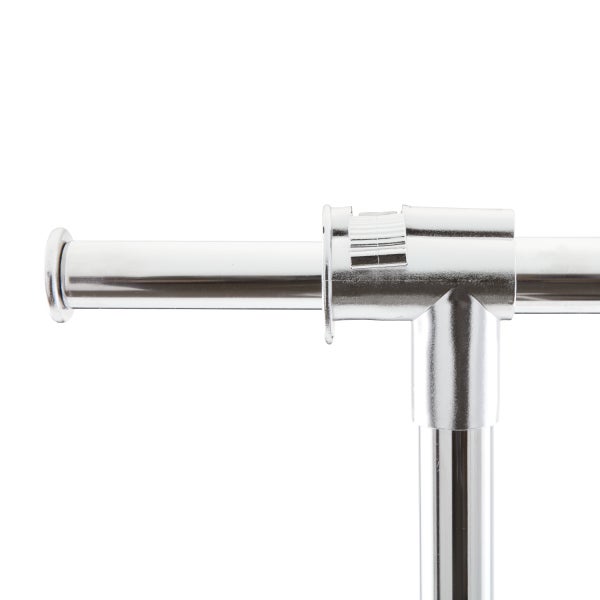 Double Hang Chrome Garment Rack The Container Store
