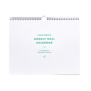 Clean Mama Weekly Wall Calendar