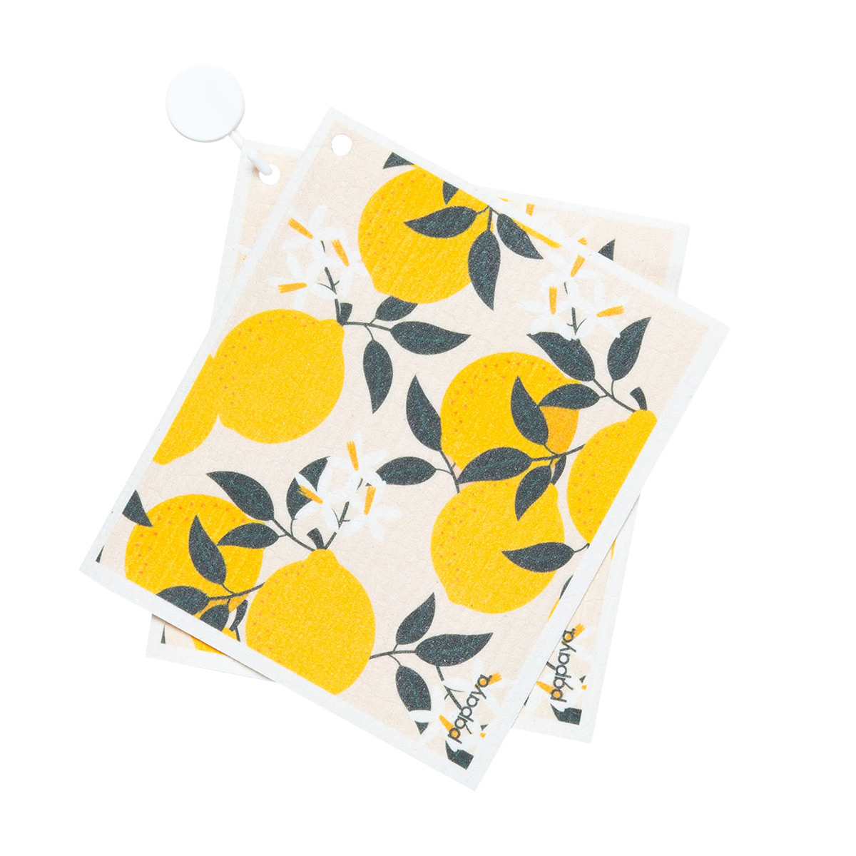 Papaya Reusable Paper Towels + Hook | The Container Store