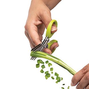6-Blade Herb Scissors w/ Protective Sheath