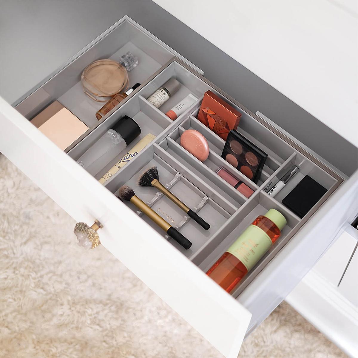 Stacker Expandable In-Drawer Makeup Organizer | The Container Store