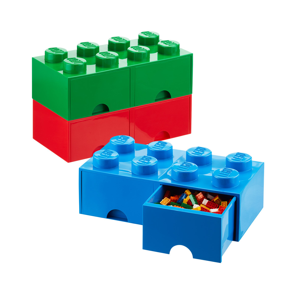 lego storage container with drawers