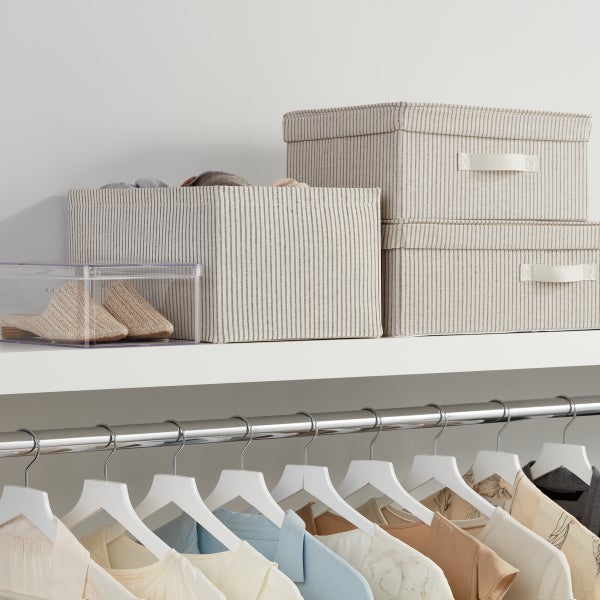 StraightSided Open Storage Bin The Container Store