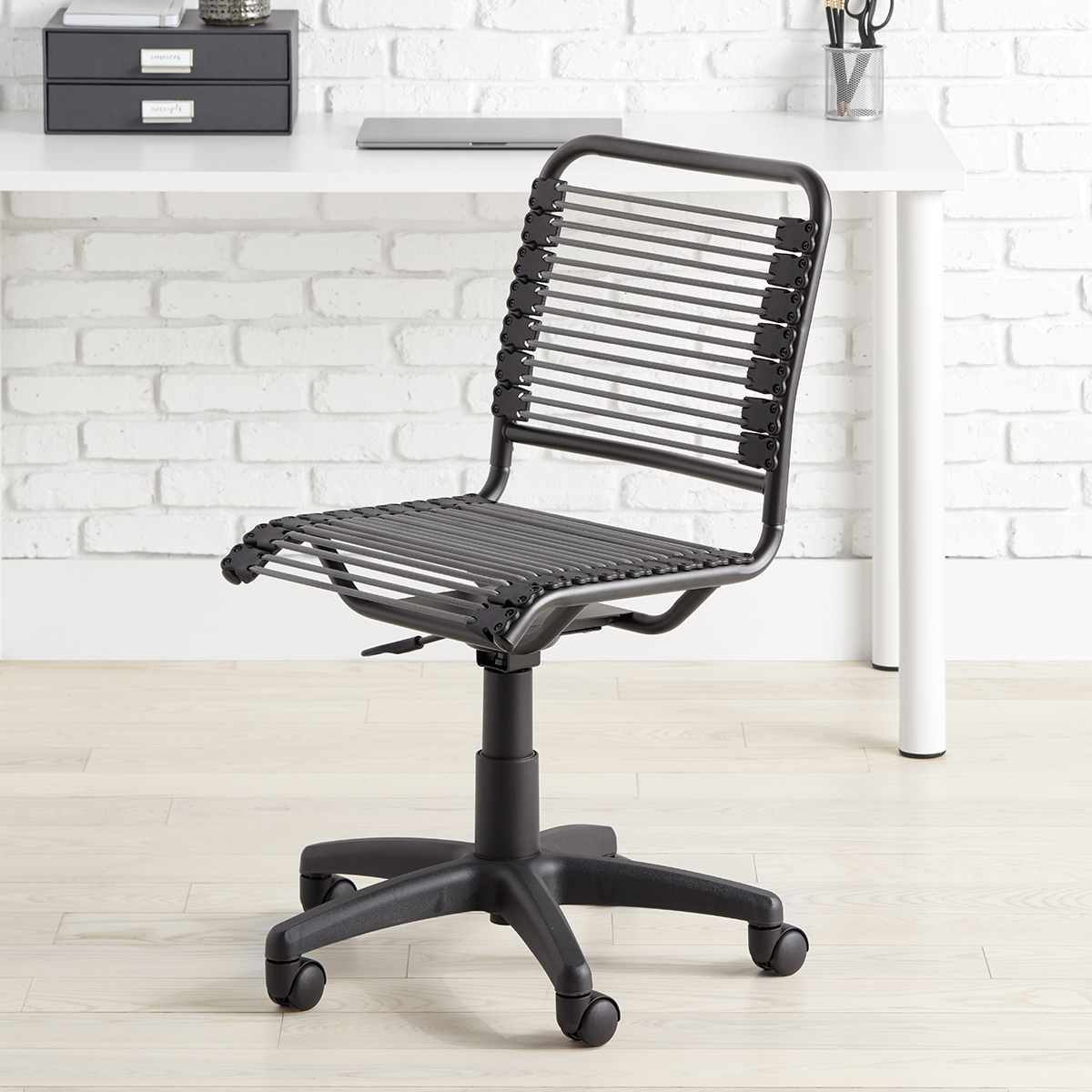 Bungee Office Chair The Container Store   10078180 Flat Bungee Office Chair G 